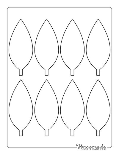 Free Leaf Templates - Printable Leaf Outlines for Kids Crafts