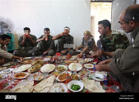 A group of Kurdish fighters of the People's Defense Forces HPG the ...