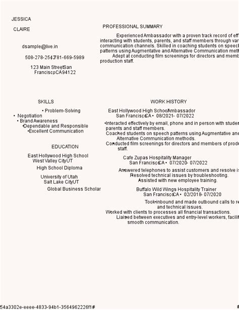 6 Great Campus Ambassador Resume Examples | LiveCareer