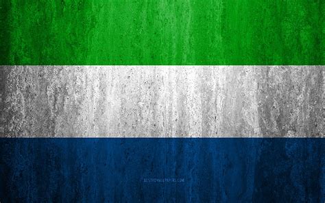 Flag of Sierra Leone stone background, grunge flag, Africa, Sierra Leone flag, HD wallpaper | Peakpx