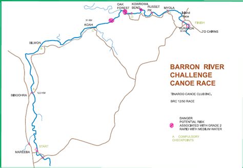 Barron-River-Challenge-2011-Map - Adventure Sport NQ