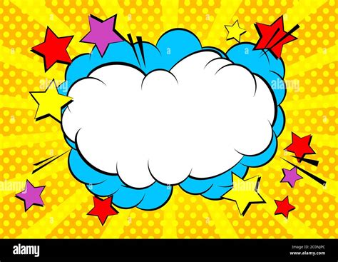 Cartoon design colored background. Comic book backdrop illustration. Vector comics wallpaper ...