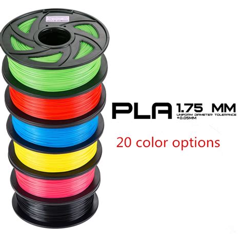 New PLA 3D printer filament 1.75MM 1KG 3d printer filament pla filamento 1.75 3d filament 3d ...