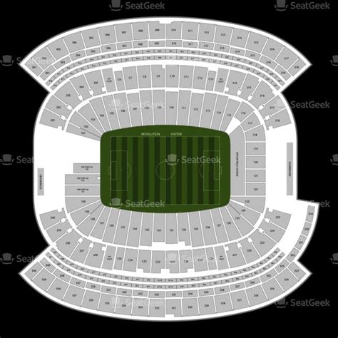 foxboro seating chart