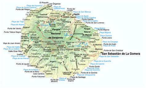 Mapa de La Gomera | Miniatura del Mapa Topográfico generaliz… | Flickr