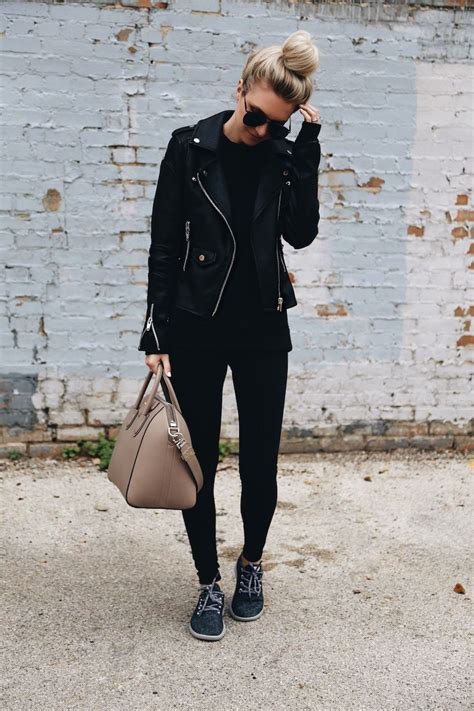 Stylish Sneakers outfit | Outfits To Wear With Sneakers | Leather ...