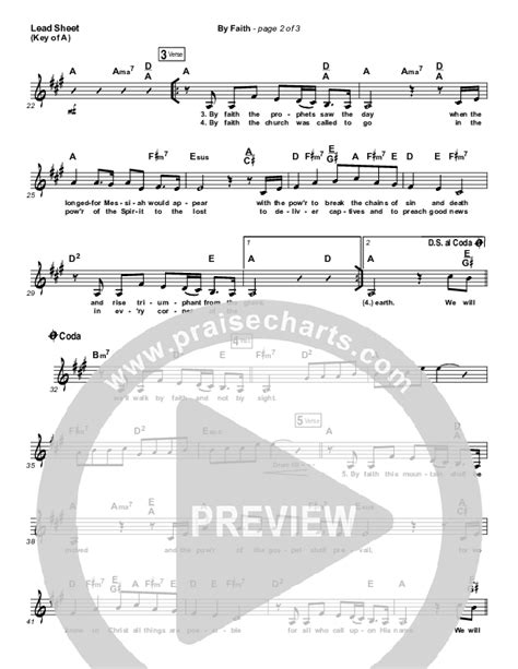 By Faith Sheet Music PDF (Keith & Kristyn Getty) - PraiseCharts