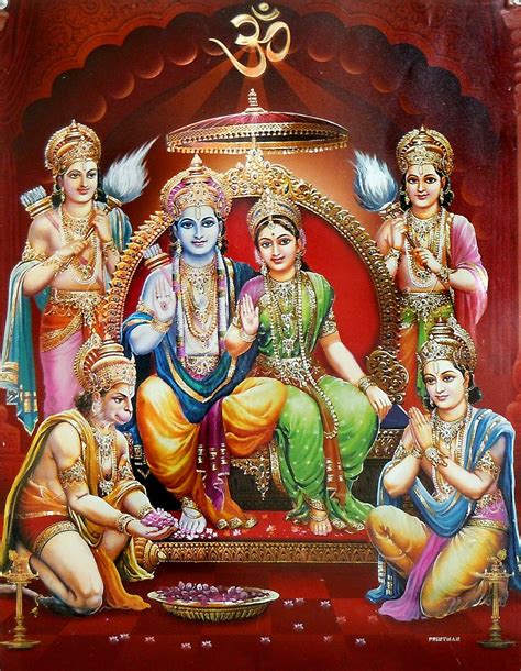 Ram Darbar - Hindu Posters (Reprint on Paper - Unframed) | yoga | Pinterest | Hinduism and Paintings