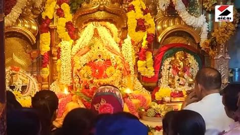 Shri Siddhivinayak Mumbai Live Aarti Darshan ॥ Sandesh News | Cyclone Tauktae - YouTube