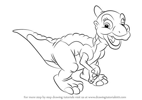 Land Before Time Ducky Coloring Pages Coloring Pages