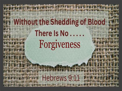 Without The Shedding of Blood There Is No….Forgiveness – Brockton ...