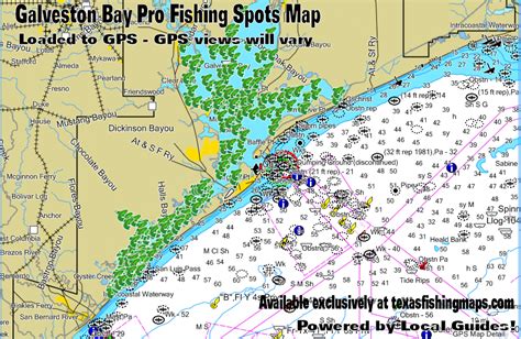 Galveston Bay Fishing Spots | Galveston Bay Texas GPS Fishing Spots