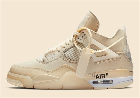 Off-White Jordan 4 Sail CV9388-100 Release Date | SneakerNews.com