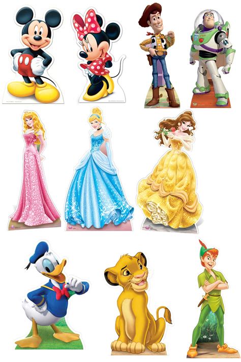 Disney Characters Lifesize Cardboard Cutout Standee Standups Disney Princess | eBay