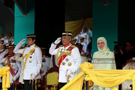 Army officer faints during parade for Agong | New Straits Times | Malaysia General Business ...