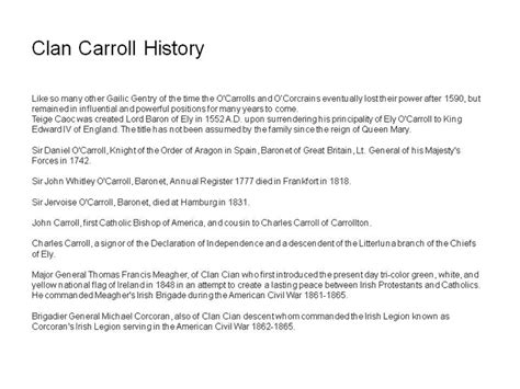 charles carroll of carrollton family tree - lowy-vold