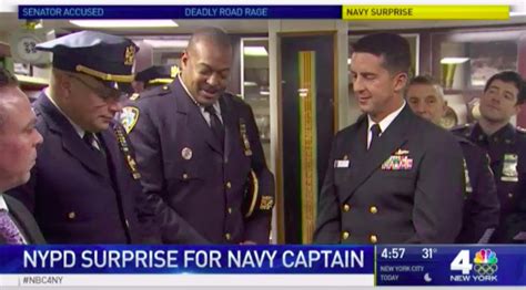 NYPD Surprises Navy Captain - NYPD News