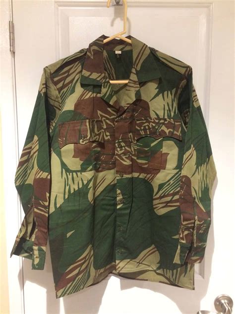 Rhodesian Brushstroke Camouflage (1970 – 1980) | KommandoPost.com | KPS Militaria Collection