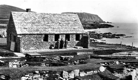 Tour Scotland: Old Photograph Museum Jarlshof Shetland Islands Scotland