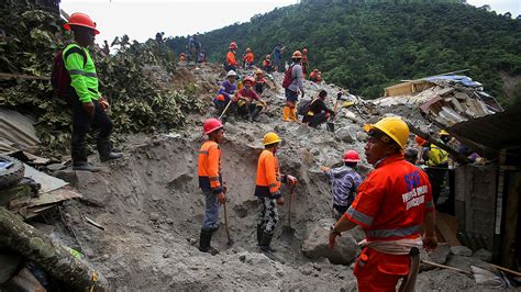 54 people are confirmed dead in a landslide that buried a gold-mining ...