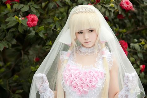 Chobits Cosplay: Chii | Anime wedding dress, Kawaii cosplay, Chobits cosplay