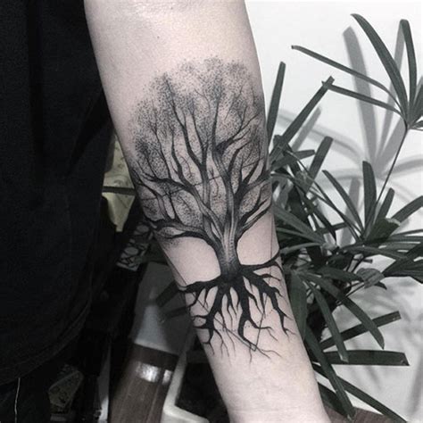 Flamboyant Tree Tattoo