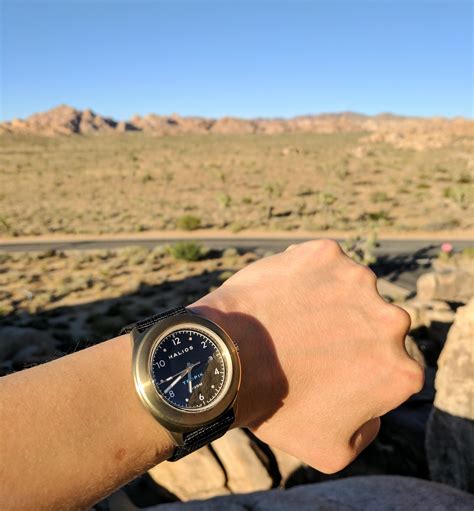 [Halios] My bronze Tropik in the desert : r/Watches