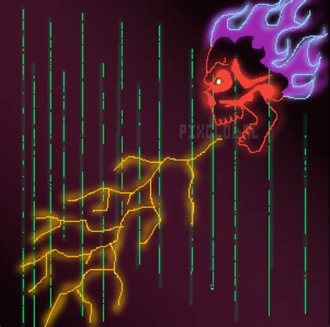 neon skull - PIXILGLOBAL - Drawings & Illustration, Science ...