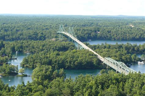 The Thousand Islands Bridge over the Saint Lawrence River [3648 × 2436] : r/InfrastructurePorn