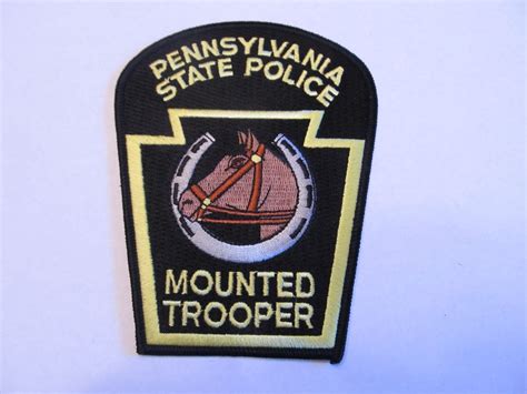 Pennsylvania State Police Patch Mounted Trooper -- Antique Price Guide ...