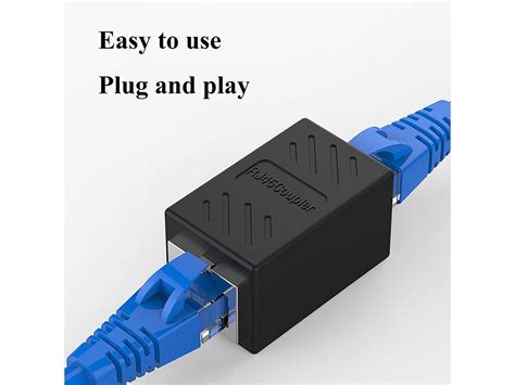 RJ45 Coupler in Line Coupler Cat 8 Cat7 Cat6 Cat5e Ethernet Cable Extender Adapter Female to ...