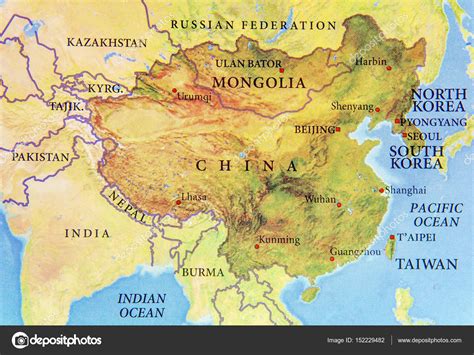 mongoliet karta Mongolia kartta mongolian geography aasia itä kartat - Europa Karta