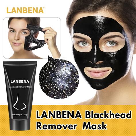 LANBENA Blackhead Remover Nose Black Mask Face Care Mud Acne Treatment ...