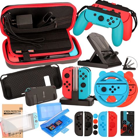 Accessories Kit for Nintendo Switch and Nintendo Switch OLED ...