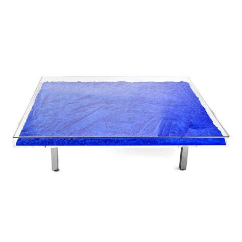 Yves Klein Blue IKB Glass Table – Collectioni