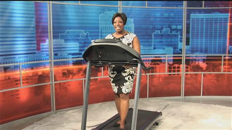 Darci Anchors the News from a Treadmill | wltx.com