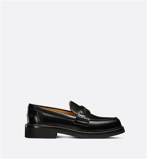 Dior Boy Loafer Black Brushed Calfskin | DIOR