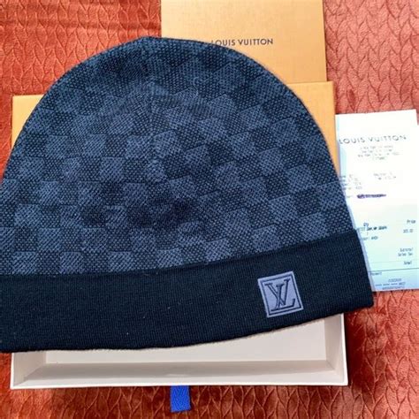 Louis Vuitton Petit Damier Hat 100% authentic Louis Vuitton Petit Damier Hat worn once, comes ...