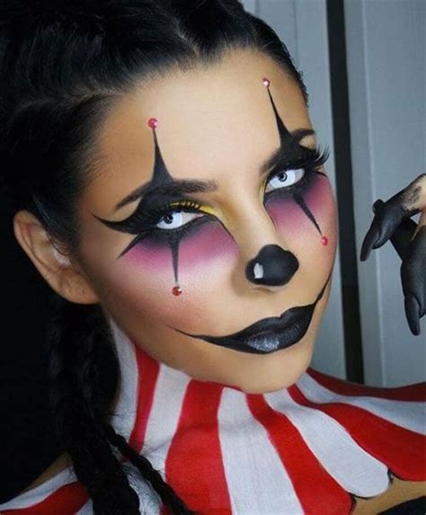 15+ Spooky Clown Halloween Makeup Looks, Styles & Ideas 2019 - Idea ...