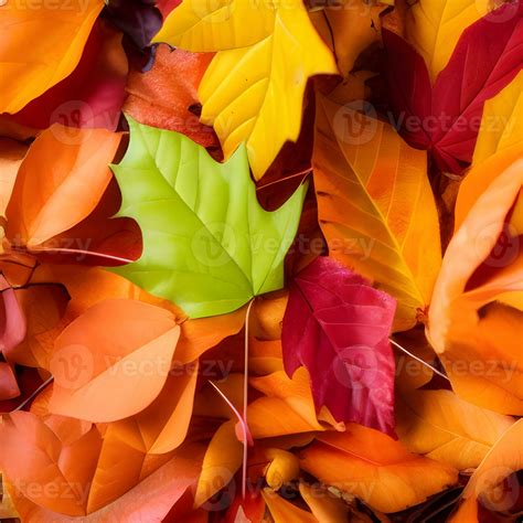 Autumn orange, leaves fall abstract background, leaf random element outdoor 27966807 Stock Photo ...