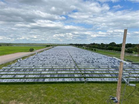 Solar farm pelted by giant hail as severe storm ripped through Nebraska