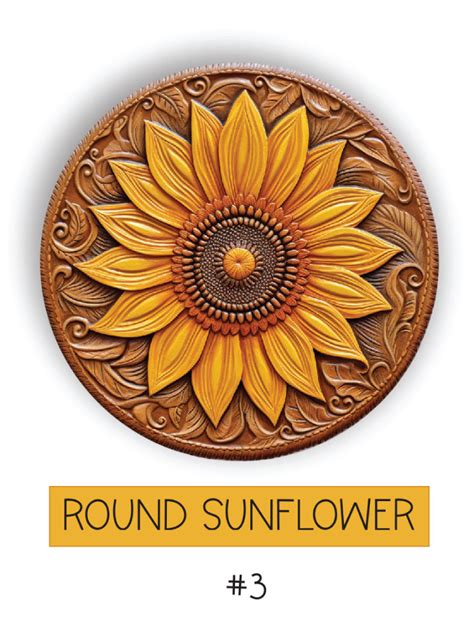 Round Sunflower #3 – Free Fonts and Designs