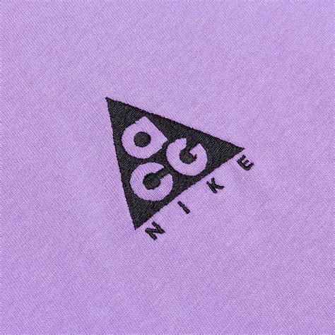 Nike ACG Logo S/S Shirt - Atomic Violet/Black – Feature