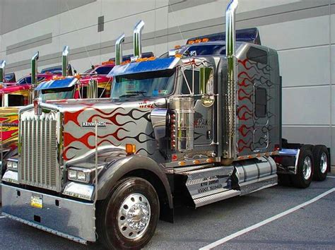 Kenworth custom W900L | Truck paint jobs, Kenworth trucks, Kenworth