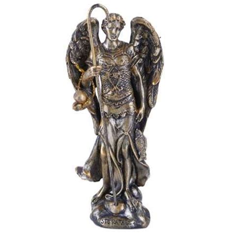 Archangel Raphael Small Christian Statue | Christian Art Statue