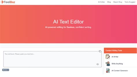 ToolBaz-AI Writer Tool - Cloudbooklet