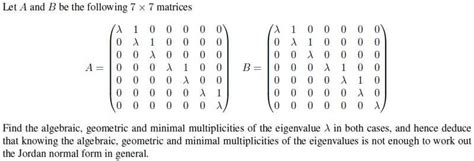 Jordan normal form | Physics Forums