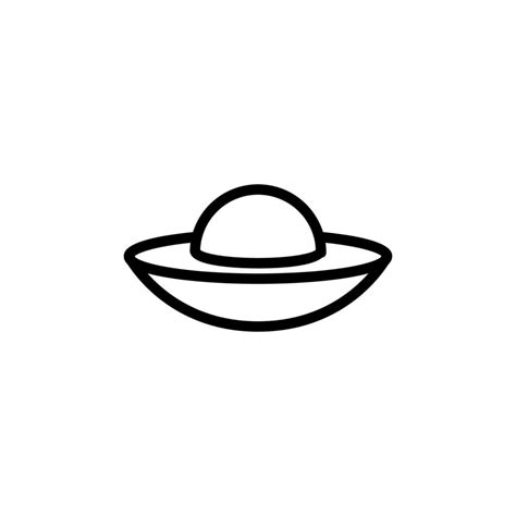 flying saucer vector icon illustration 23021144 Vector Art at Vecteezy