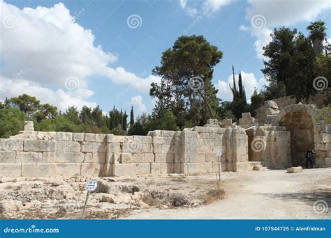 Emmaus Nicopolis Ruins, Israel Stock Image - Image of christinanity, christian: 107544725