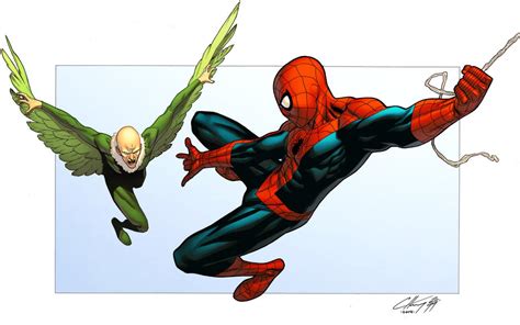 Vulture vs Spider-Man by spidermanfan2099 on DeviantArt